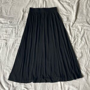 Cat & Jack Girls Black Maxi Skirt Size 10/12